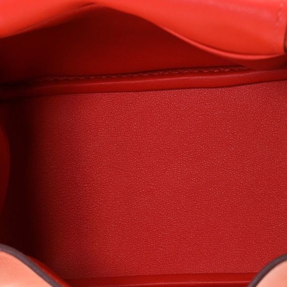 Hermes Lindy Bag Swift Mini Orange - Picture 6 of 8
